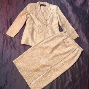 Vintage Moshita Couture Suit, with Rhinestones.